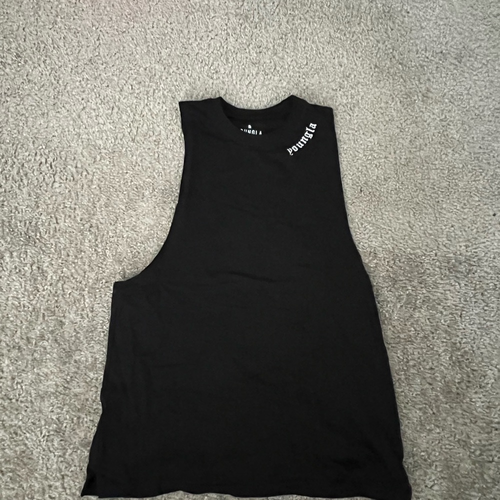 YoungLA Black Cotton Blend Tee